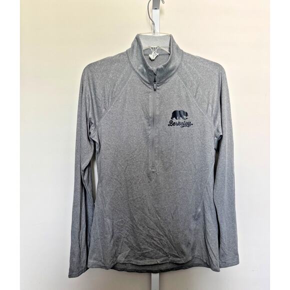 Under Armour UC Berkeley 1/4 Zip Pull Over Sweatshirt Light Weight Women’s M - Picture 1 of 6